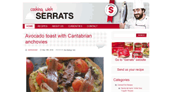Desktop Screenshot of cookingwithserrats.com